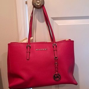Michael kors leather tote